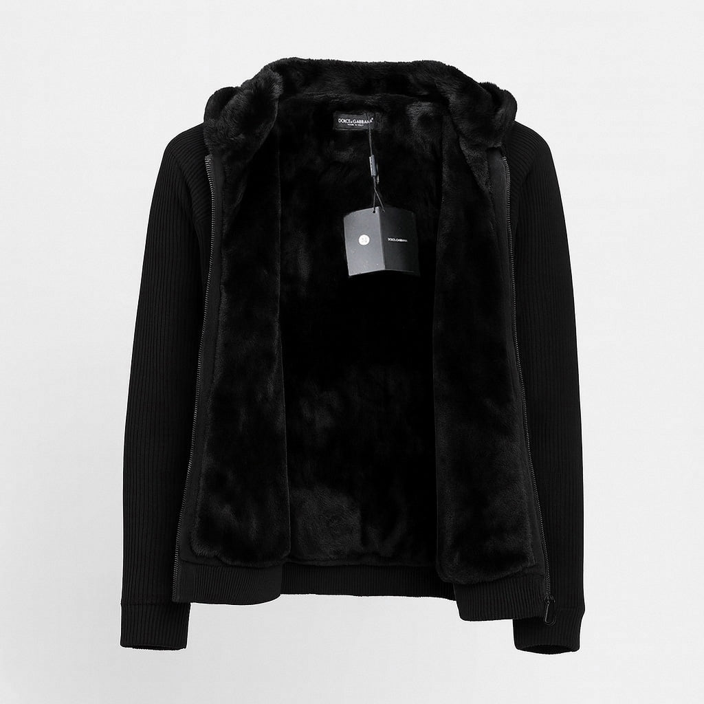 Dolce & Gabbana Faux-Fur Lined Hooded Zip Jacket - image 6