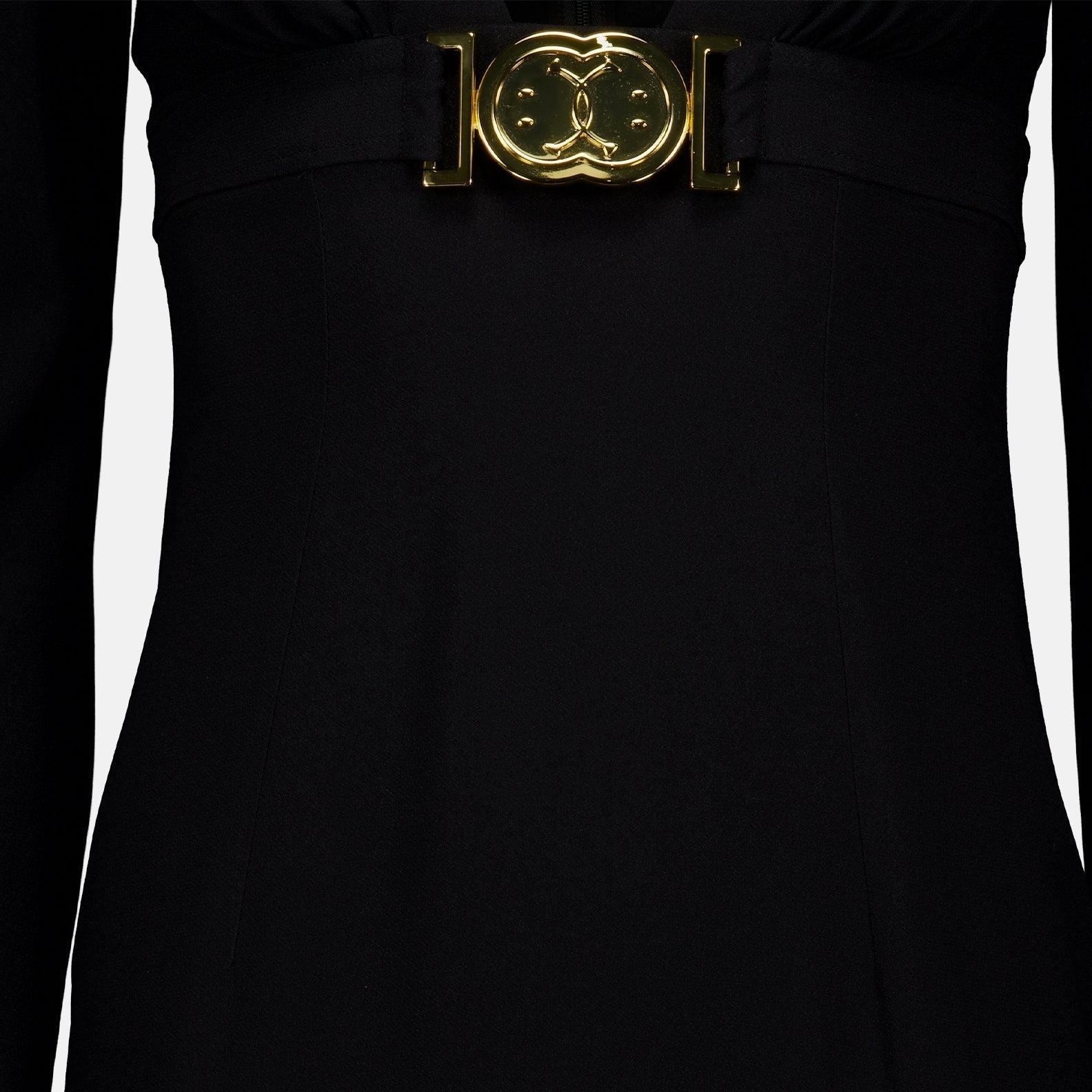 Moschino Belted V-Neck Midi Dress - image 3