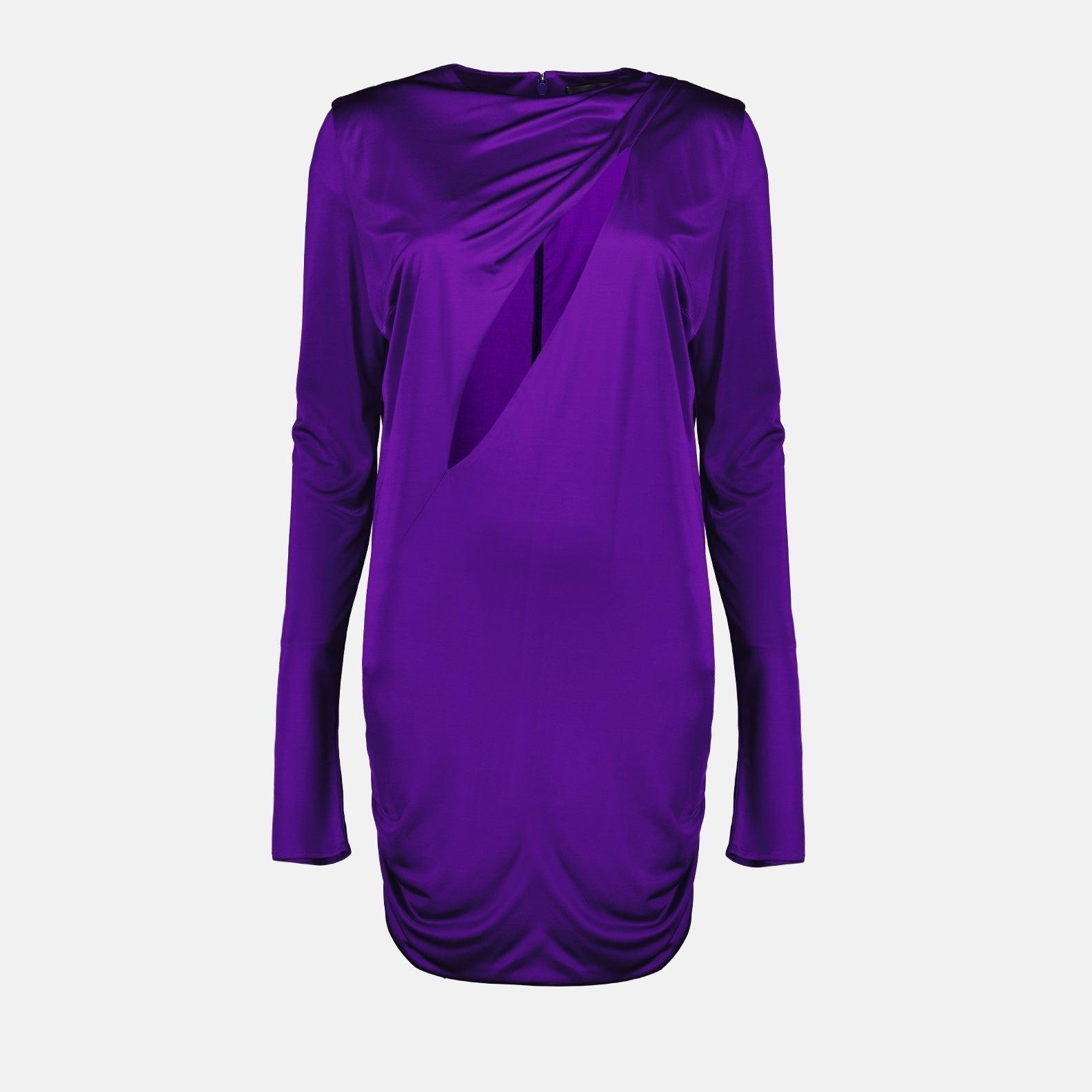 Versace Draped Cut-Out Mini Dress