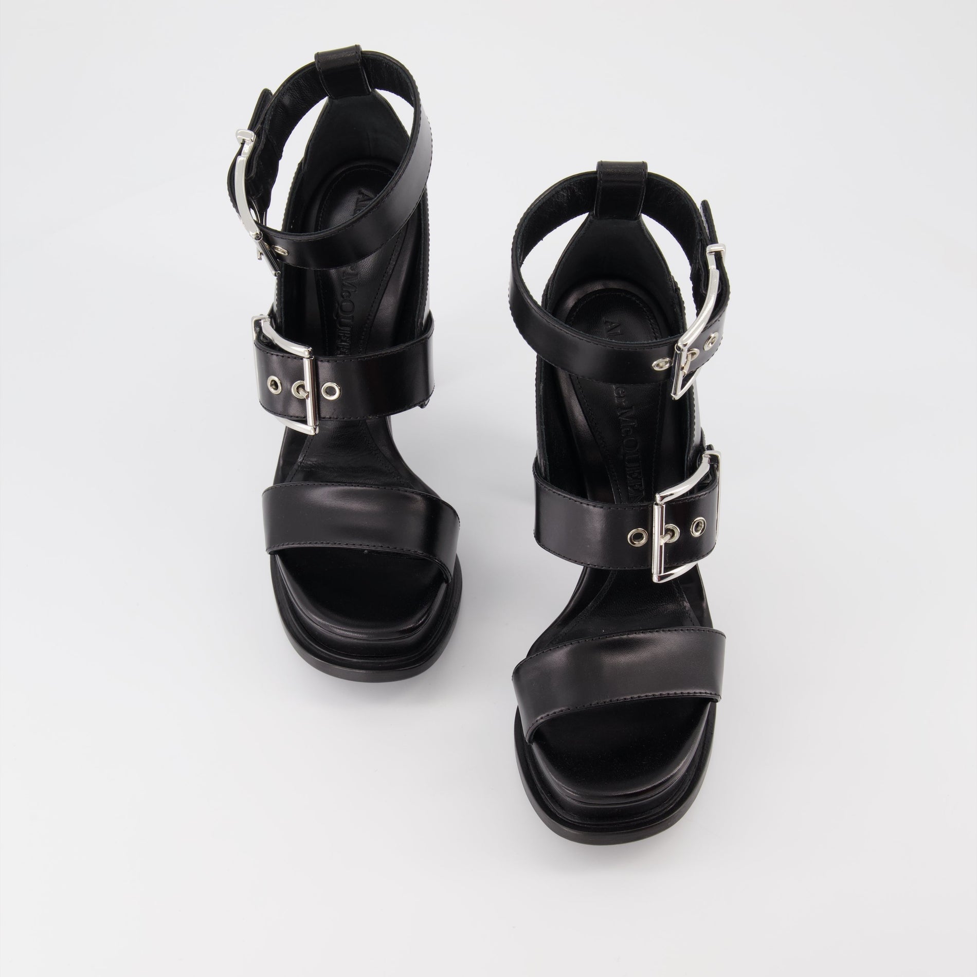 Alexander McQueen Buckle Platform Sandals - image 6