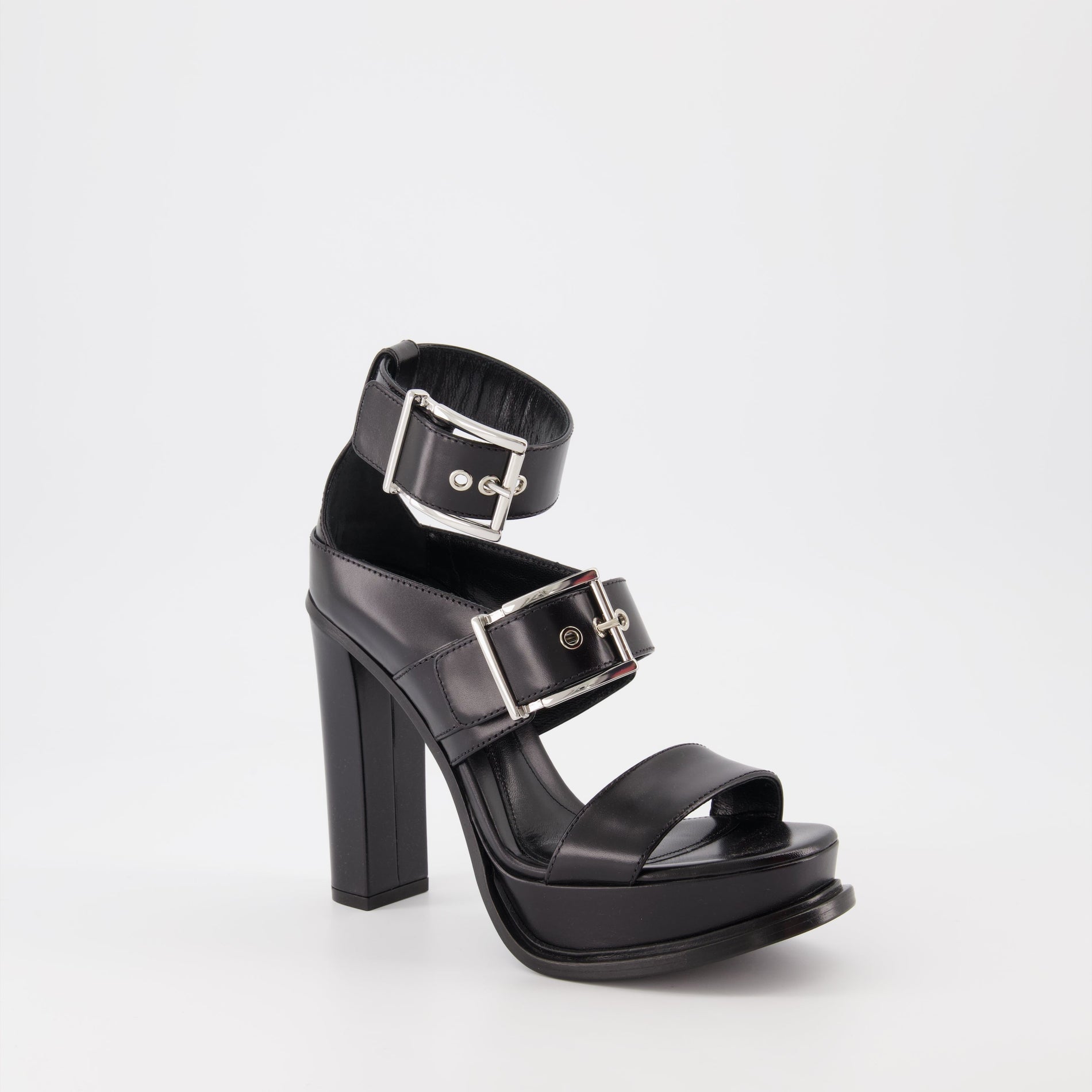 Alexander McQueen Buckle Platform Sandals - image 2