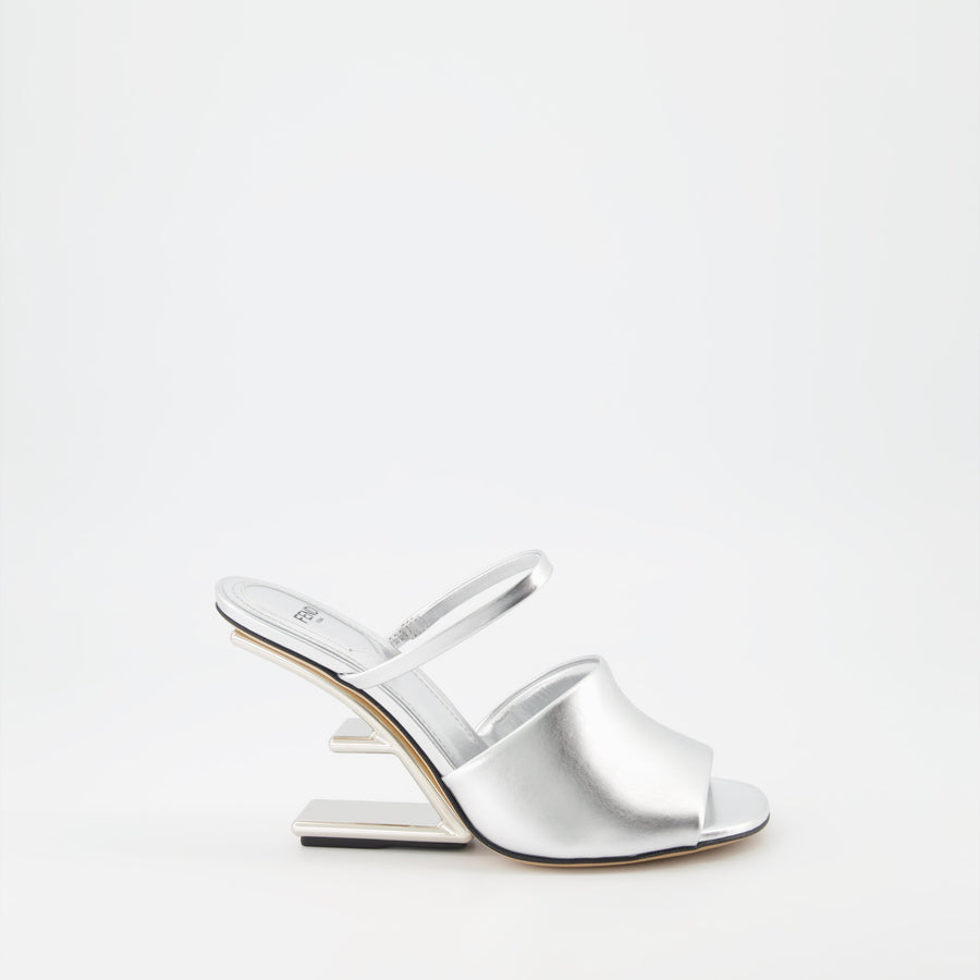 Fendi Sculptural Heel Sandals