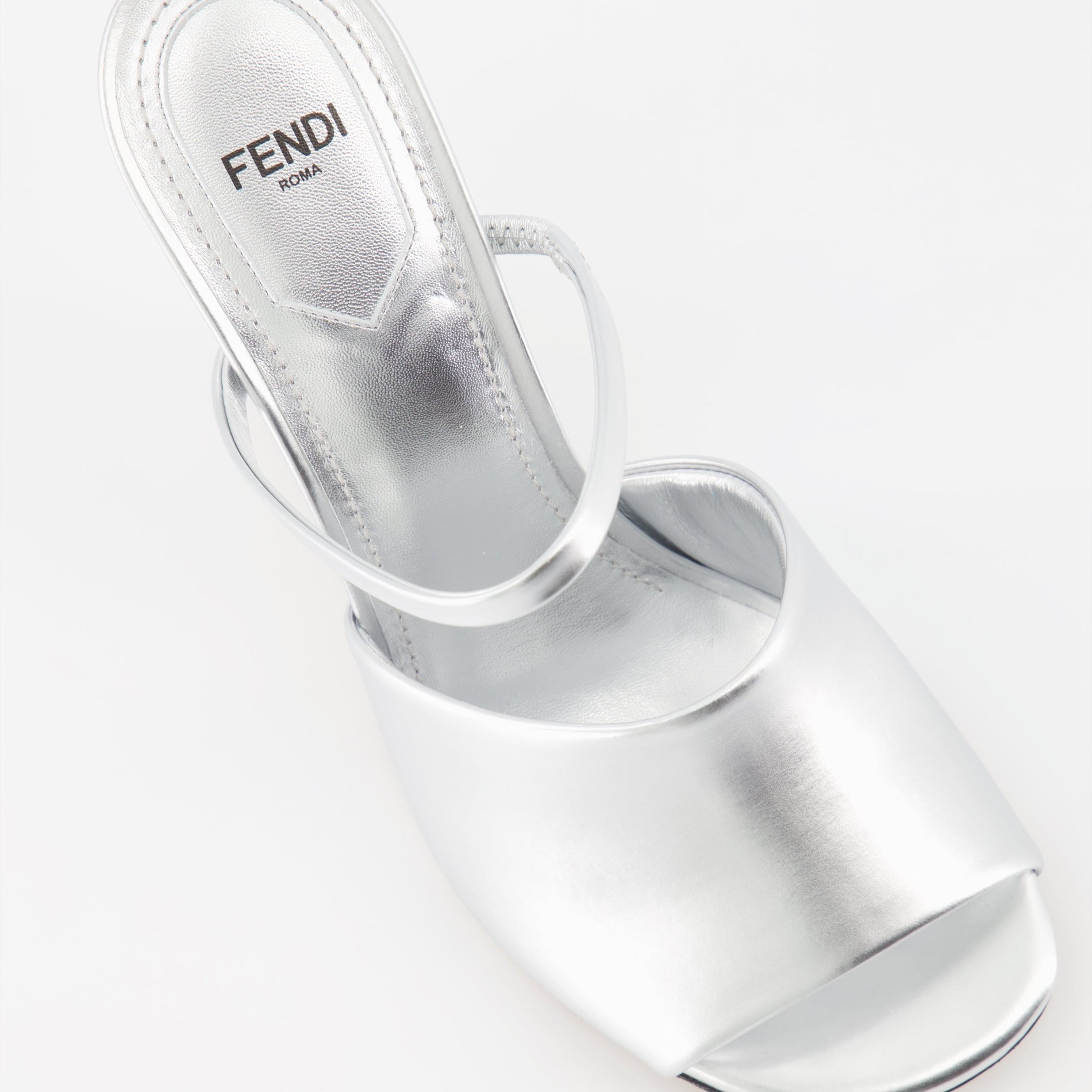 Fendi Sculptural Heel Sandals - image 5