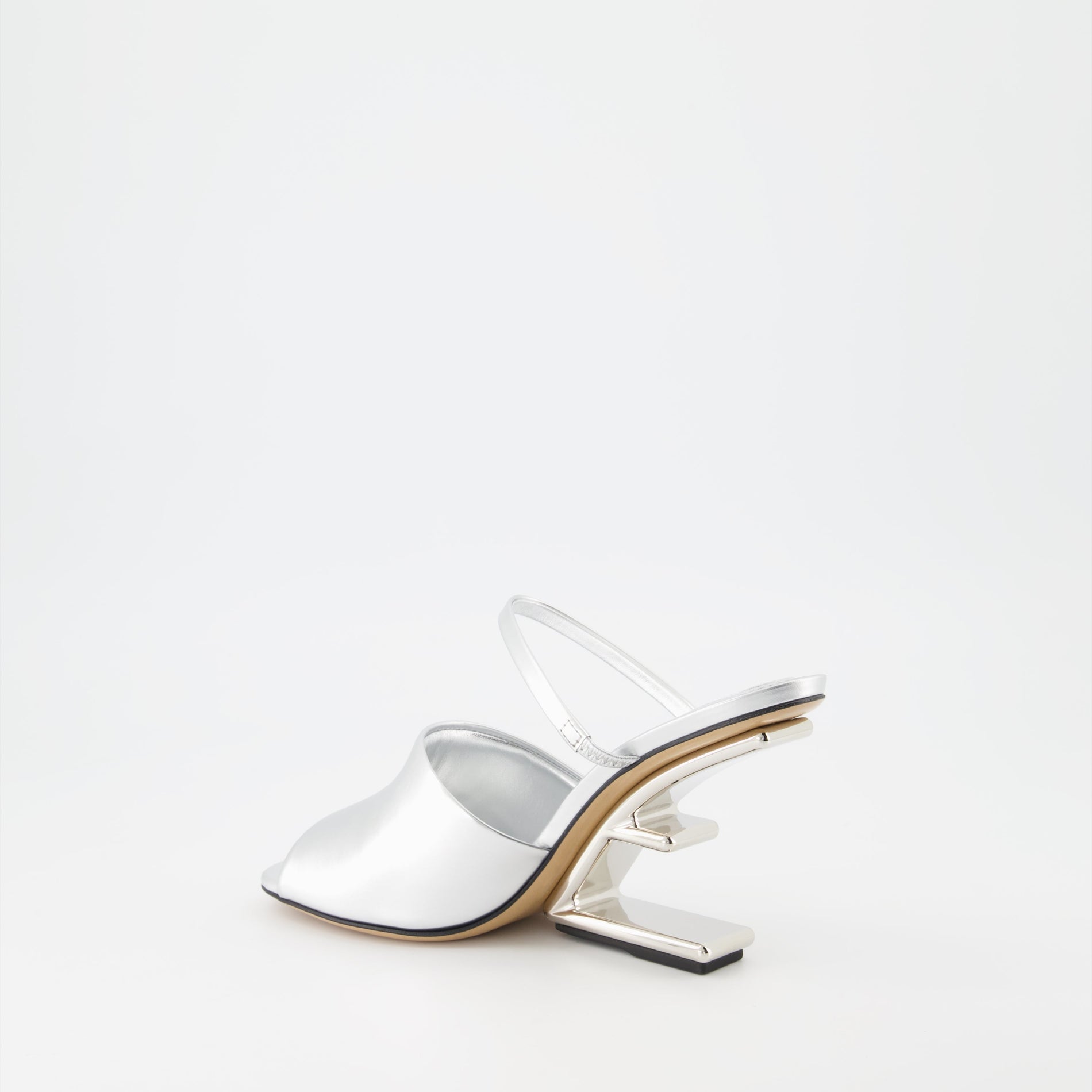 Fendi Sculptural Heel Sandals - image 3