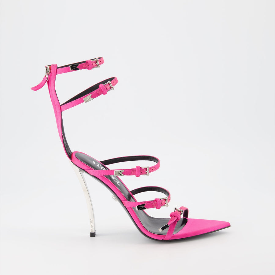 Versace Pin-Point Strappy Sandals