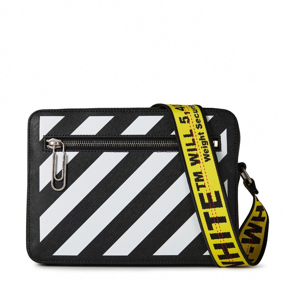 Off-White Binder Diag Crossbody Bag