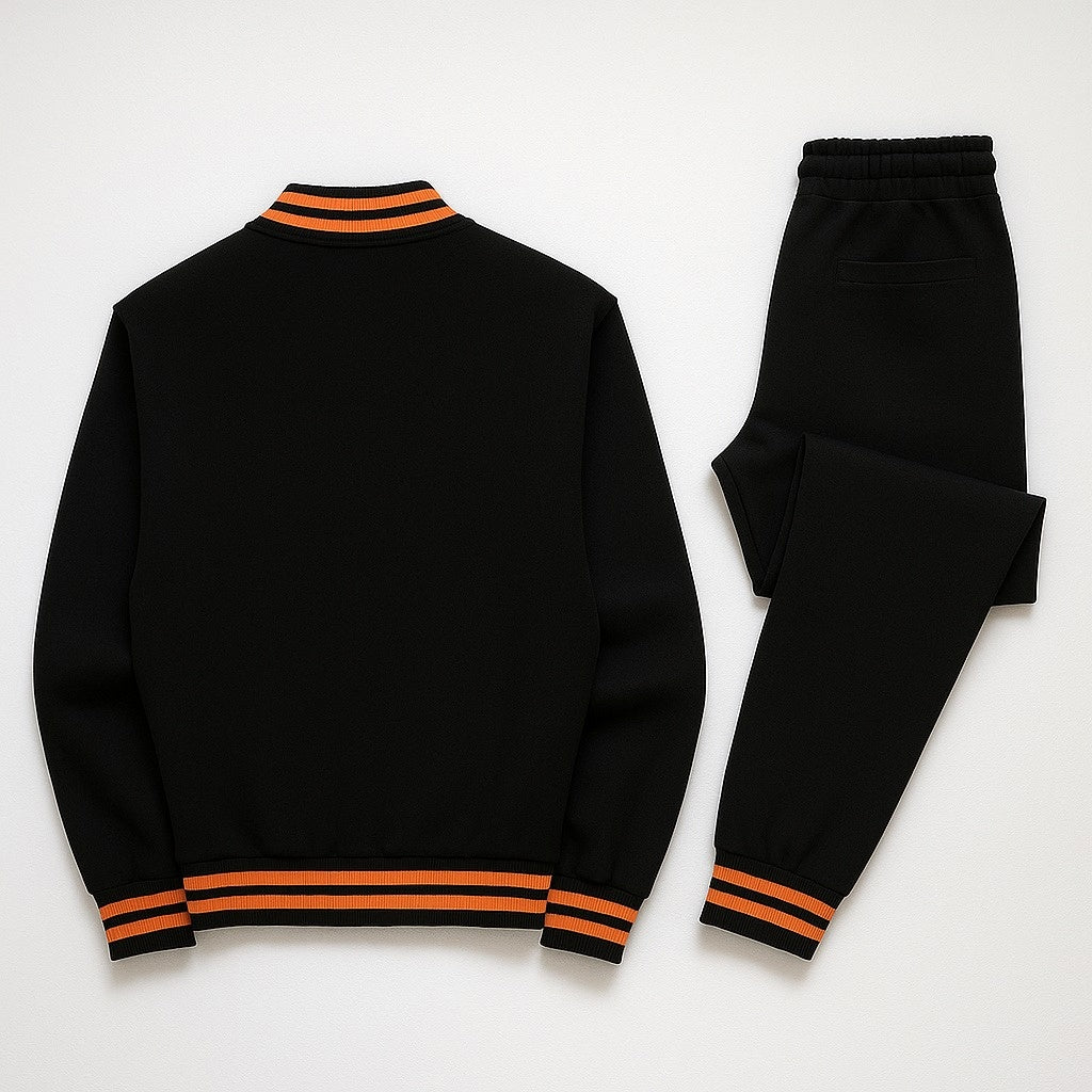 Hermes Signature Black & Orange Luxury Tracksuit - image 2