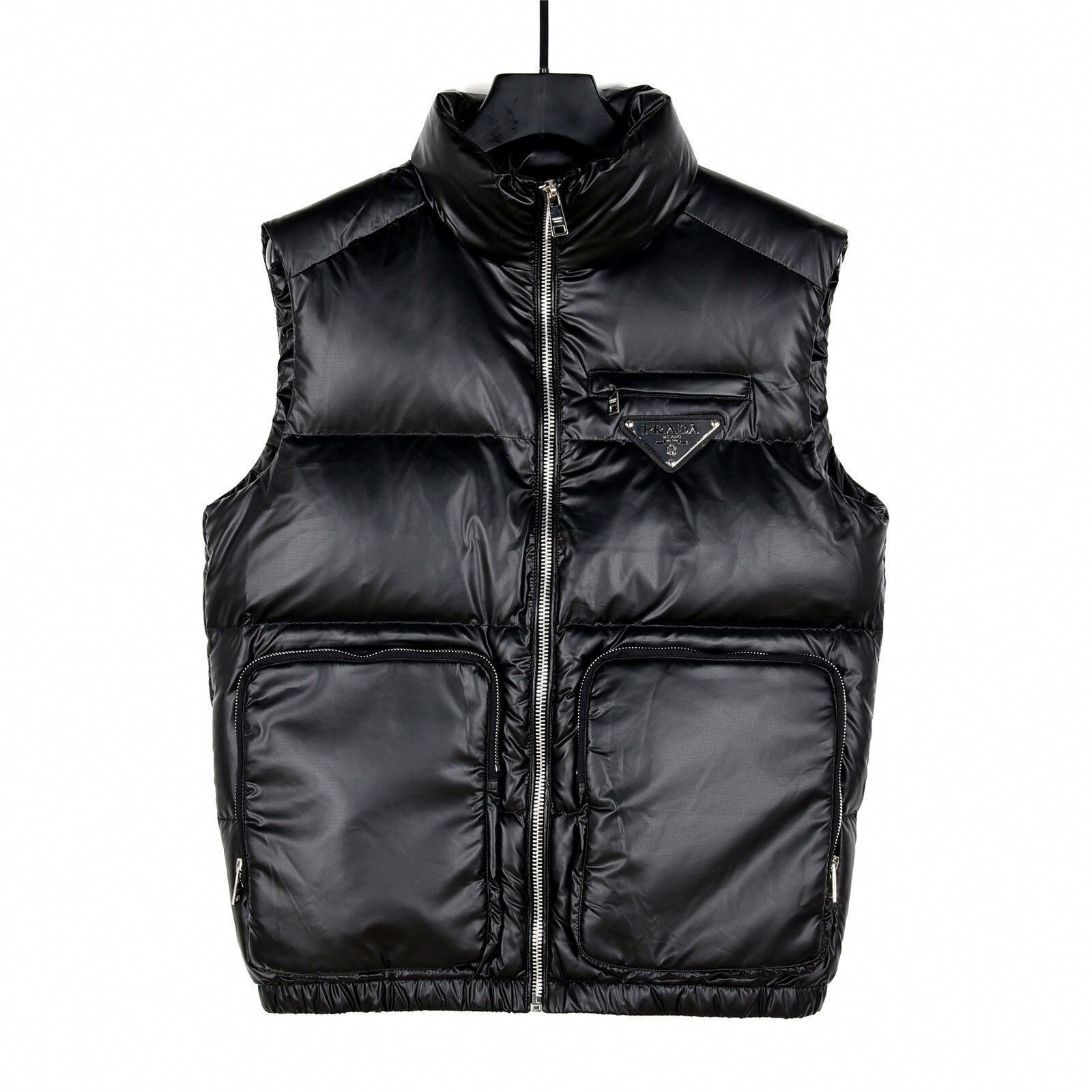 Prada Black Puffer Vest - image 8