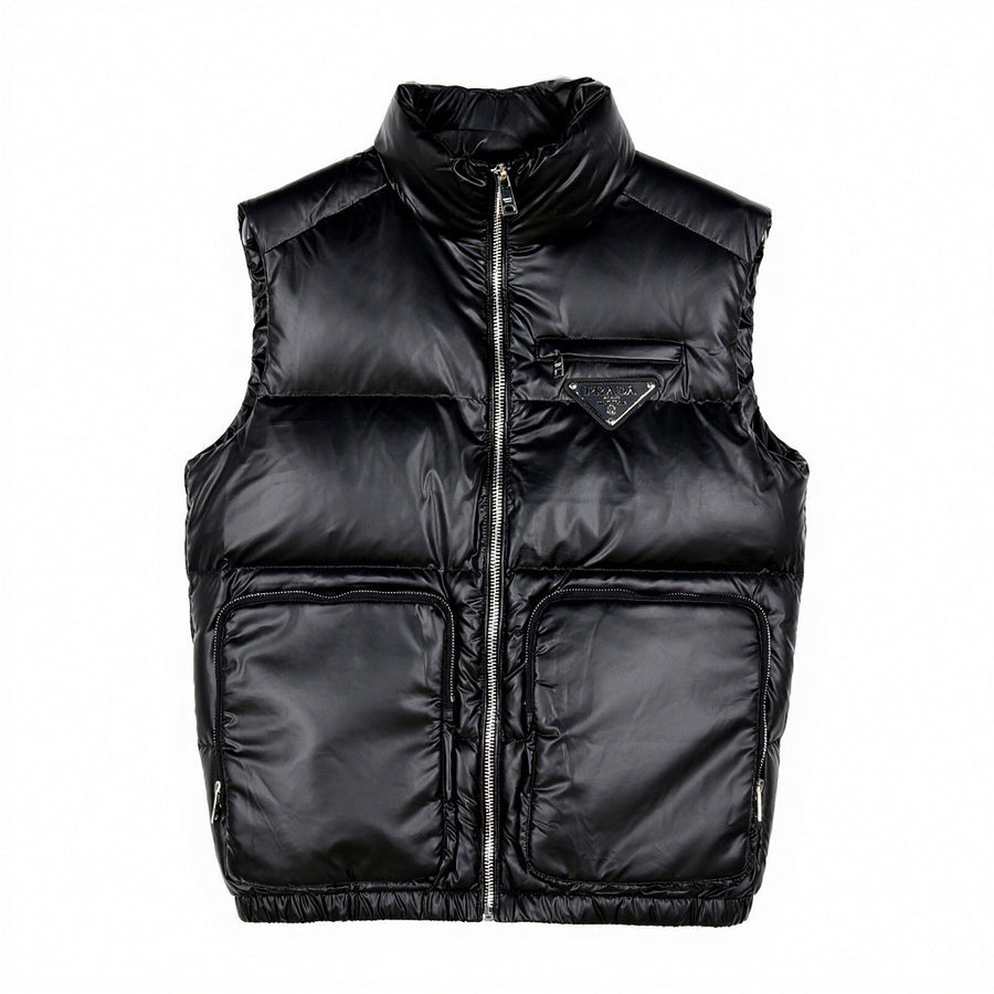 Prada Black Puffer Vest