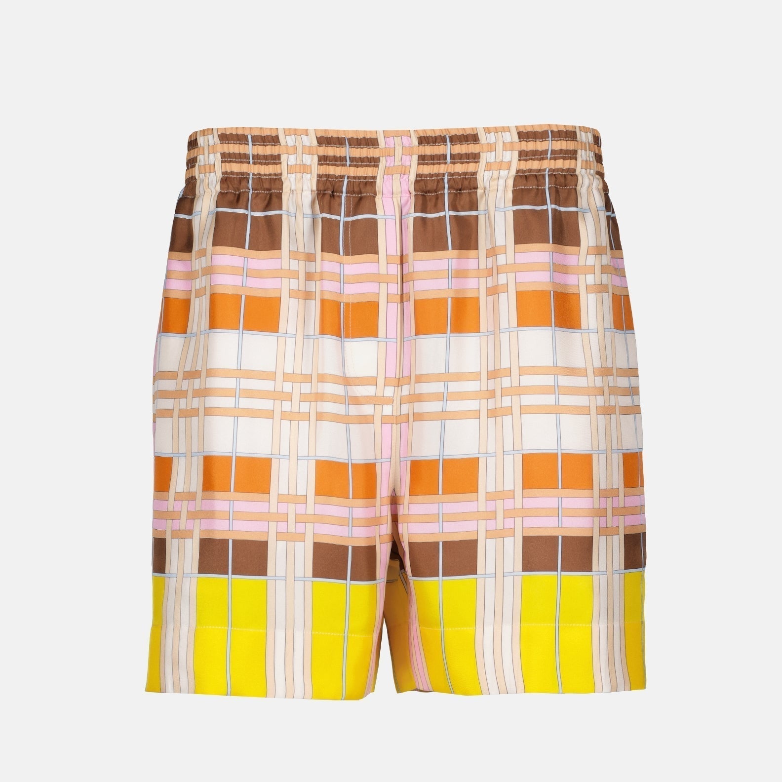 Burberry Abstract Check Shorts