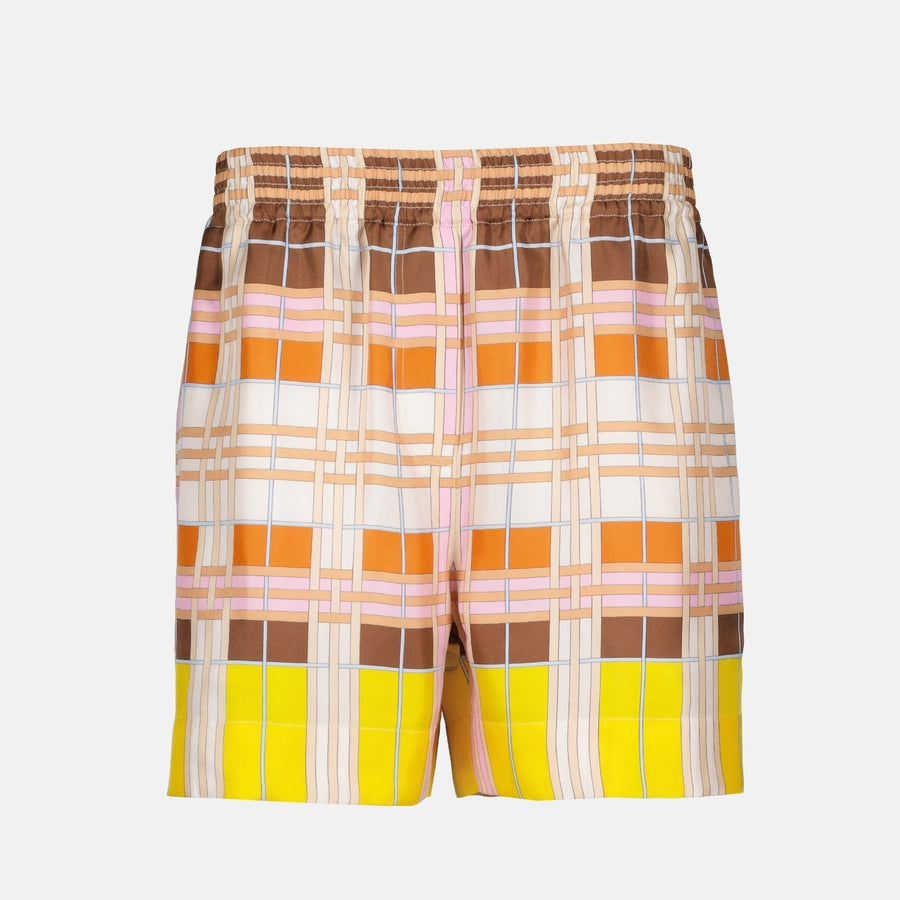 Burberry Abstract Check Shorts