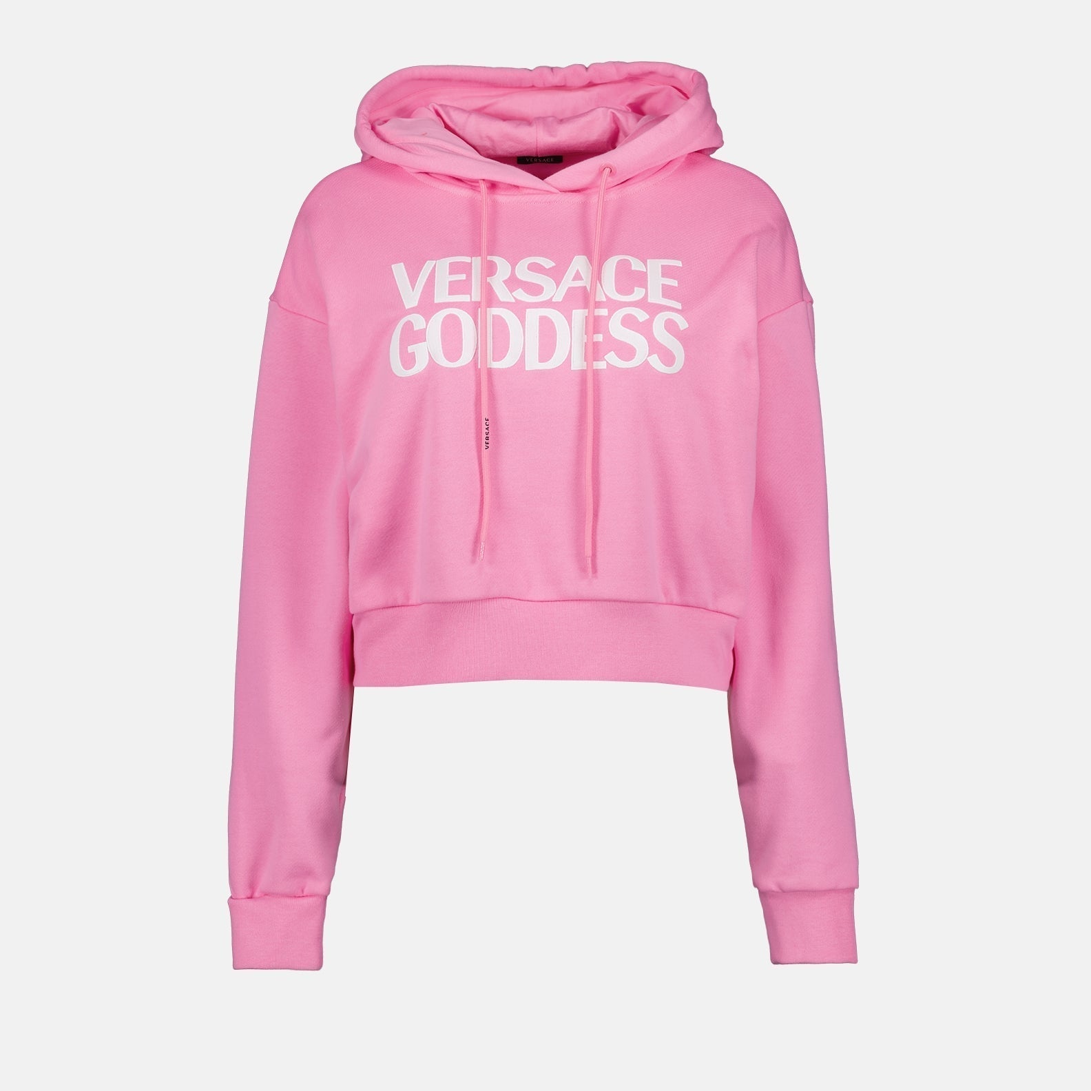 Versace Goddess Cropped Hoodie