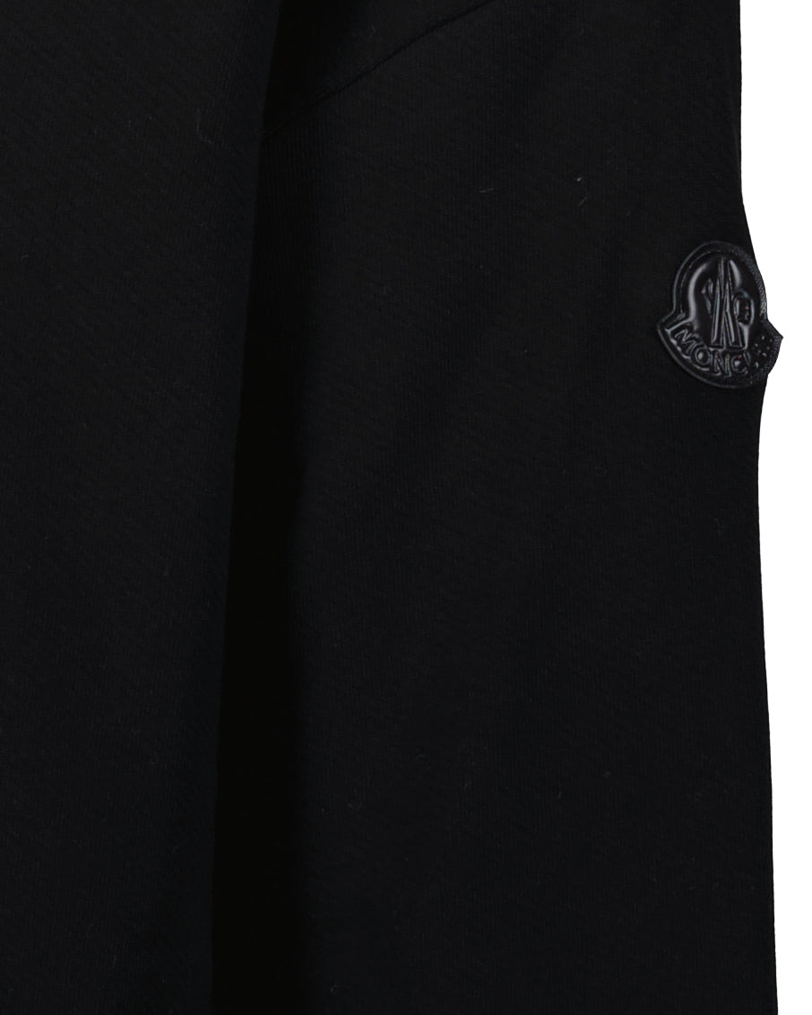 Moncler Metallic Logo Sweatshirt – Black - image 3