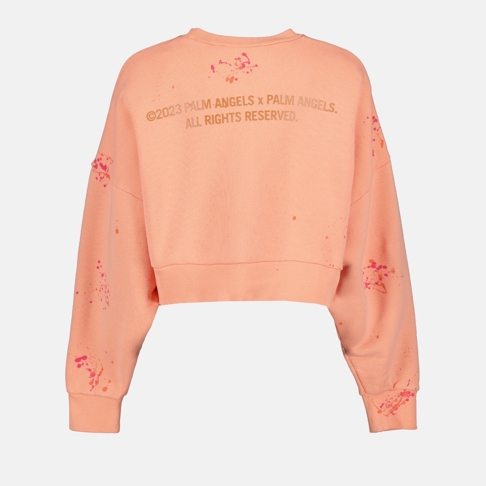 Palm Angels PXP Painted Cropped Sweatshirt - image 2