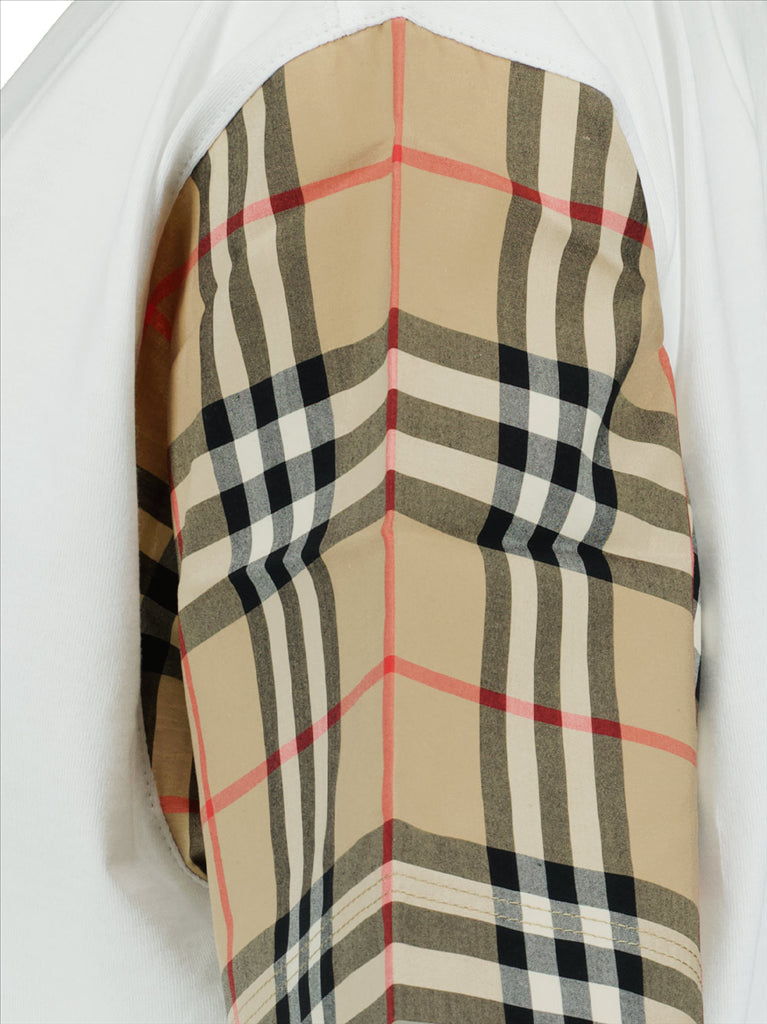 Burberry Check Sleeve Cotton T-Shirt - image 5