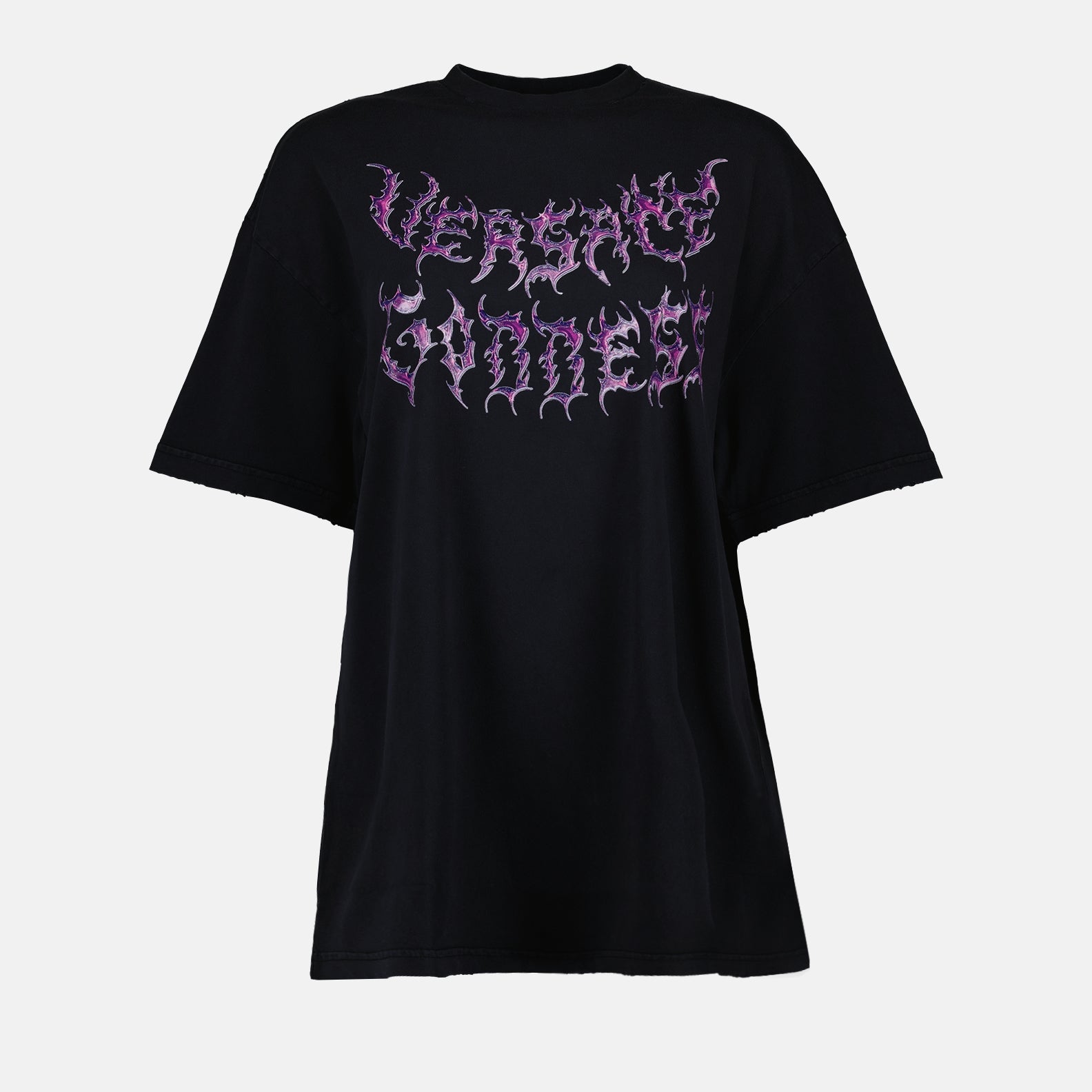 Versace Goddess Logo Oversized T-Shirt