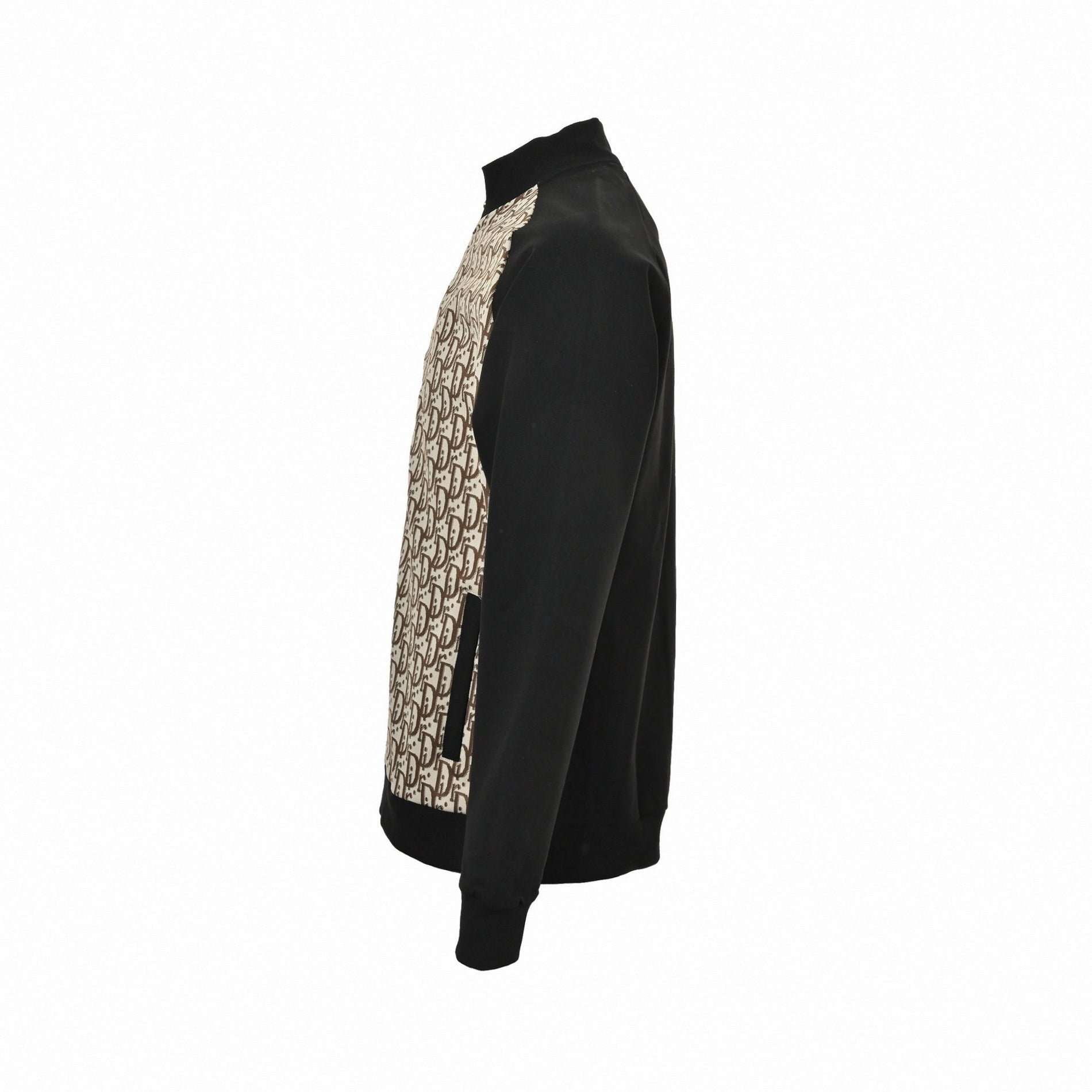 Dior Oblique Zip-Up Tracksuit Set in Black & Beige - image 6