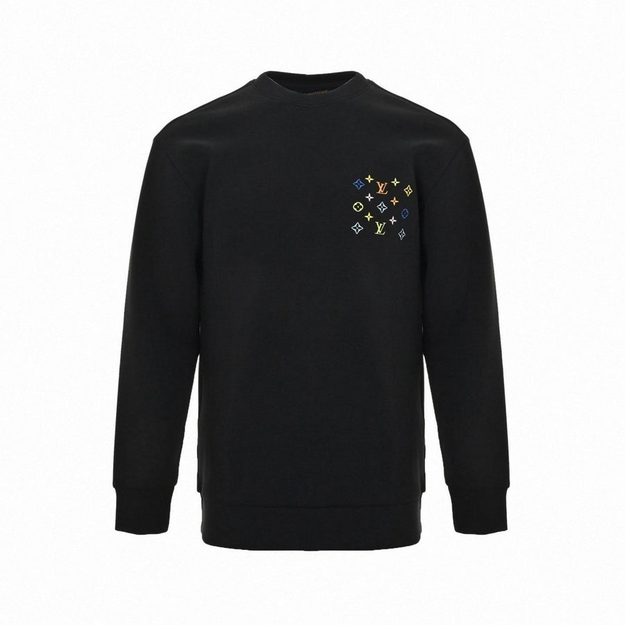 Louis Vuitton Multicolor Embroidered Monogram Crewneck