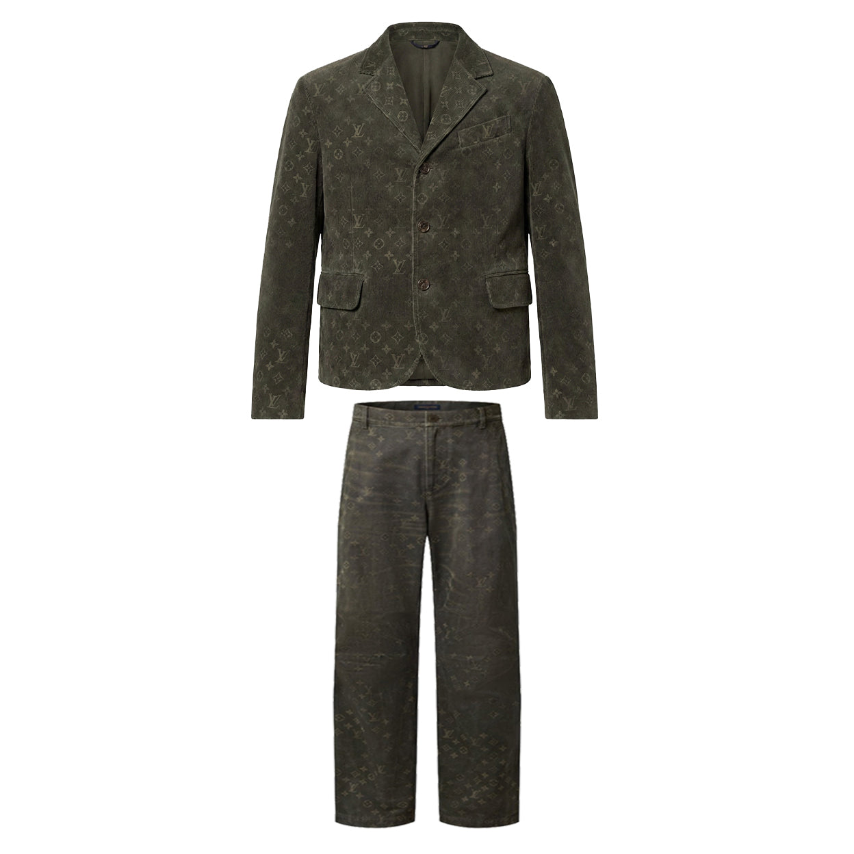 Louis Vuitton Waxed Monogram Surplus Tracksuit Set - image 11