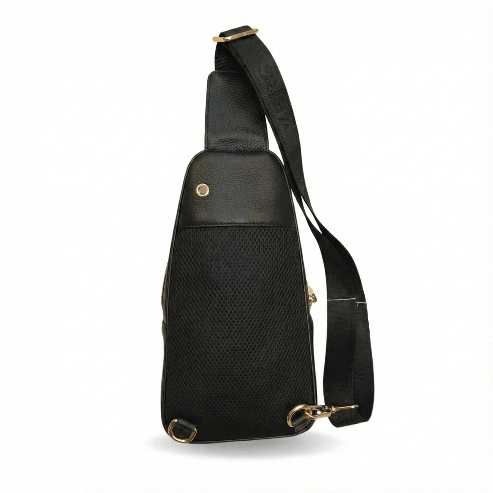 Versace Embossed Leather Sling Bag - image 2