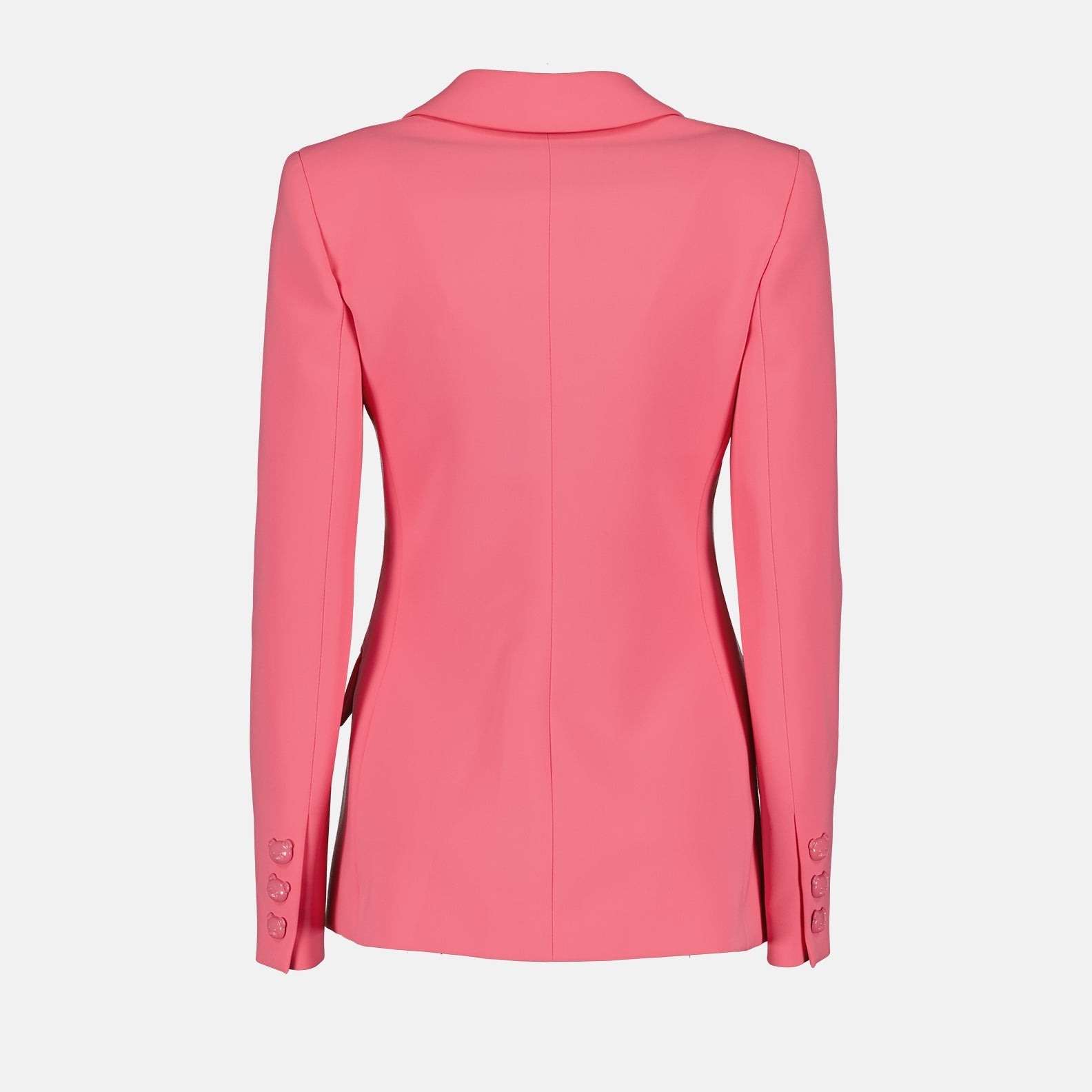 Moschino Pink Tailored Blazer with Teddy Bear Buttons - image 2