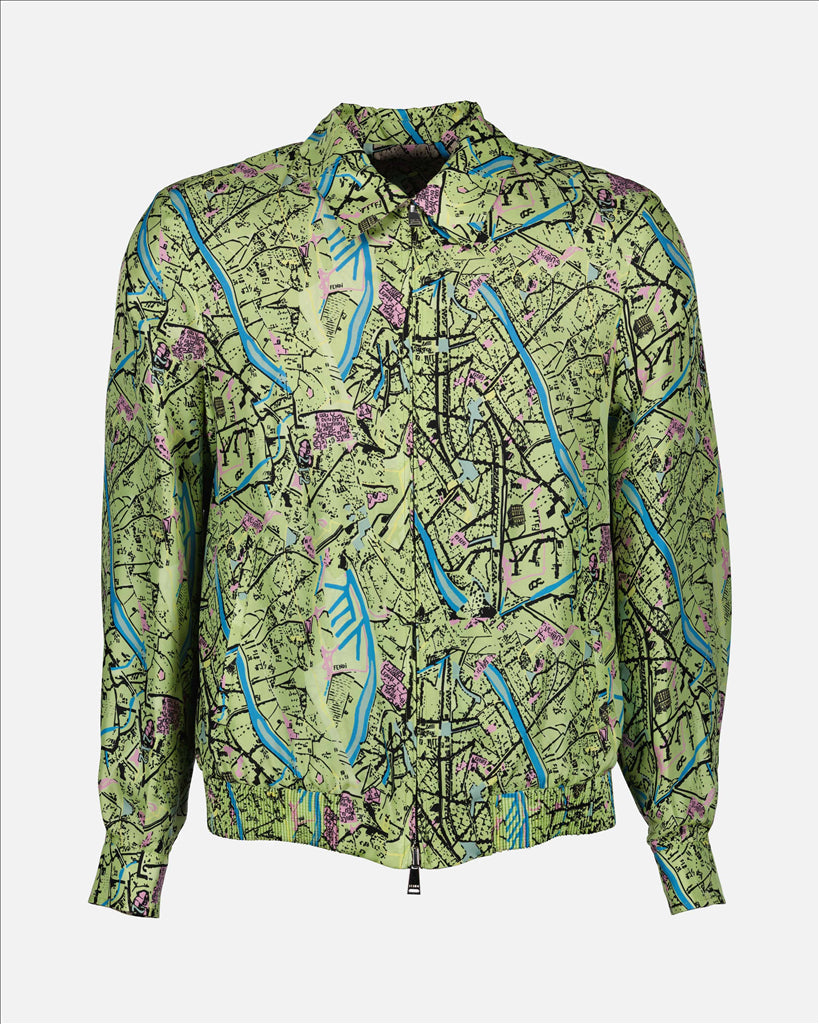Fendi Fendi Map Jacket