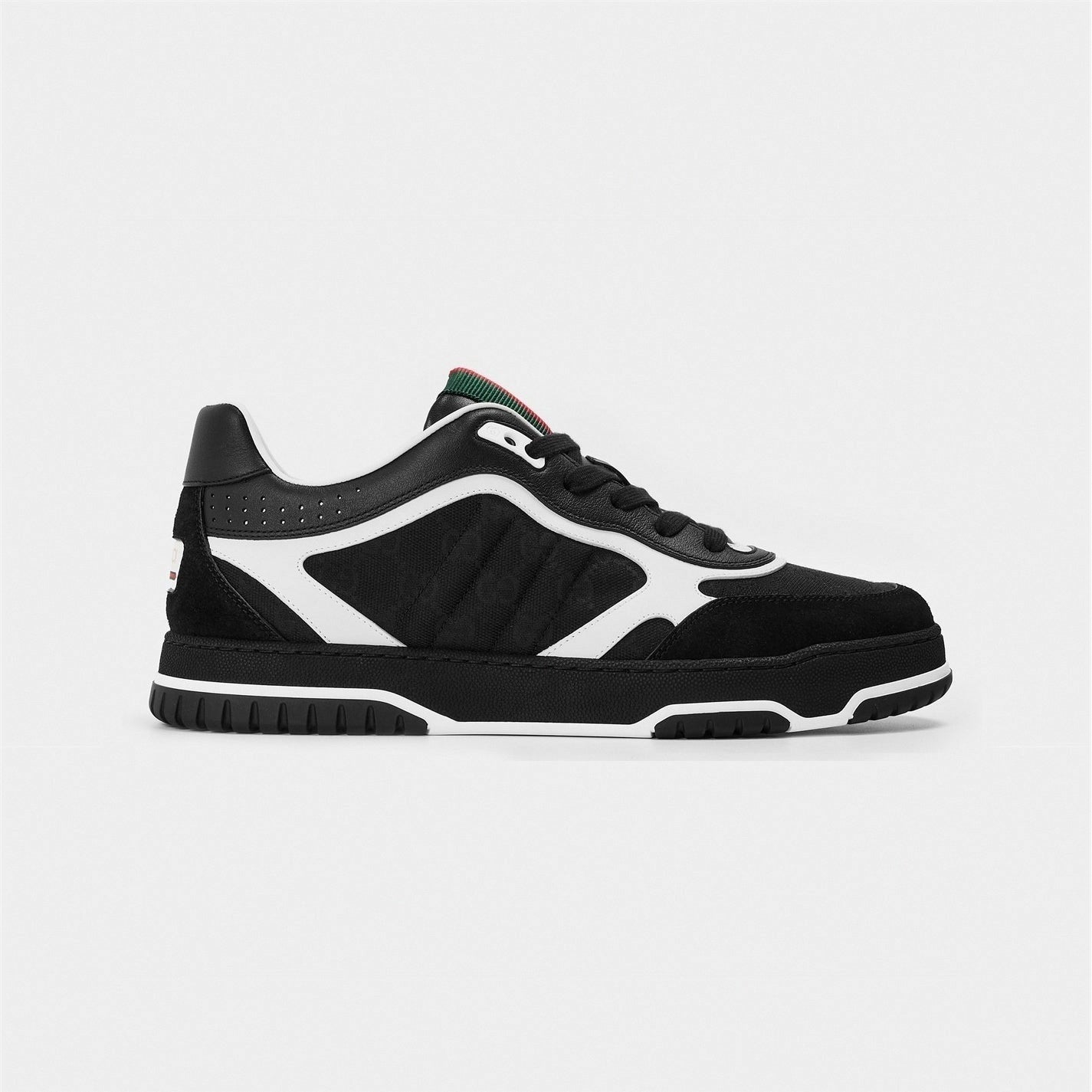 Gucci GG Re-Web Sneakers in Black and White