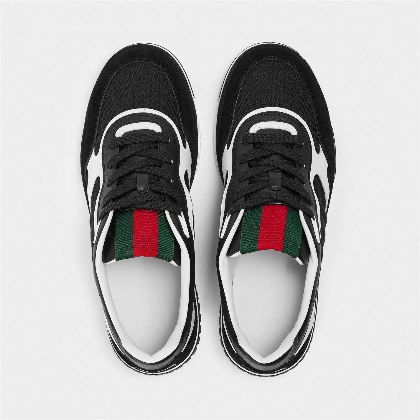 Gucci GG Re-Web Sneakers in Black and White - image 4
