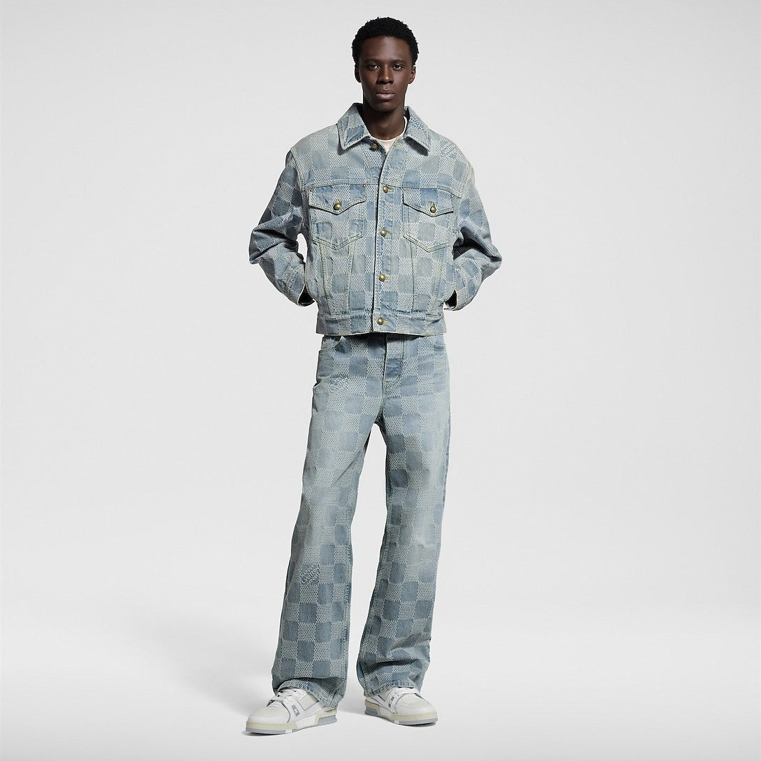 Louis Vuitton Damier Classic Denim Jacket - image 2